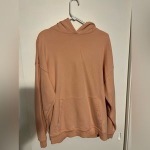 Plain Coral Hoodie - Men's Medium